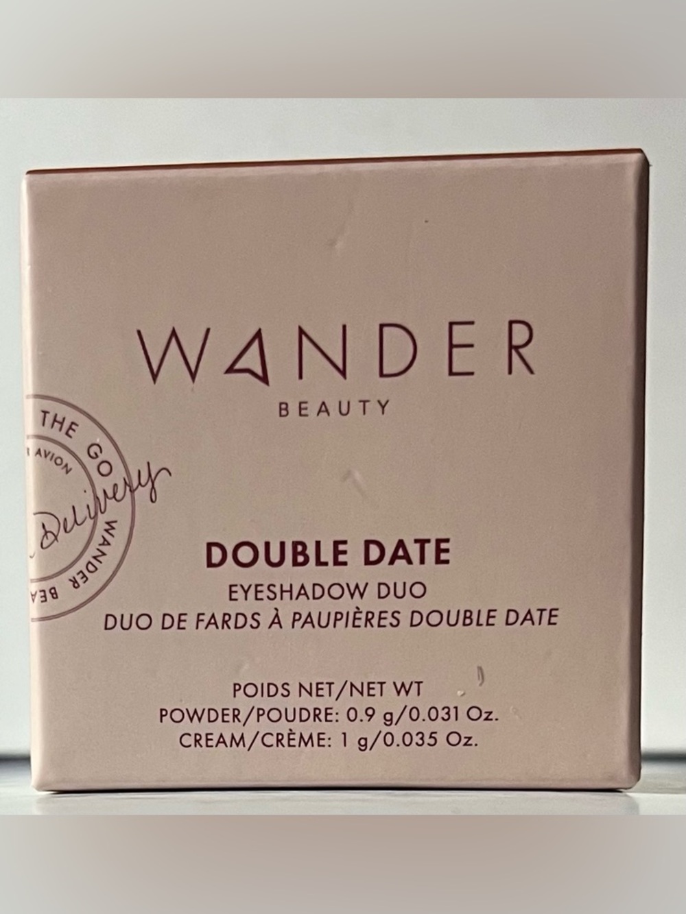 Wander Beauty Double Date Eyeshadow Duo - Soft Rose & Champagne